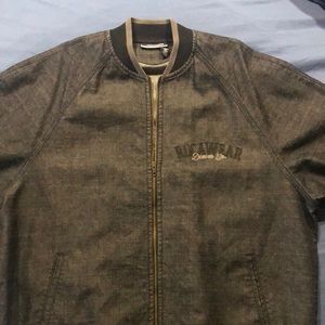 Rocawear black denim 2XL zip jacket